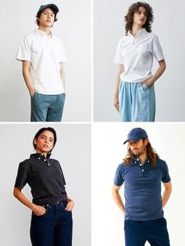 Amazon | [グッドオン] ポロシャツ 半袖 綿100% ショート